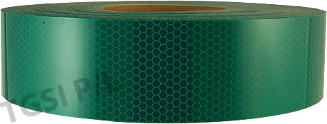 Green class one reflective tape for industry